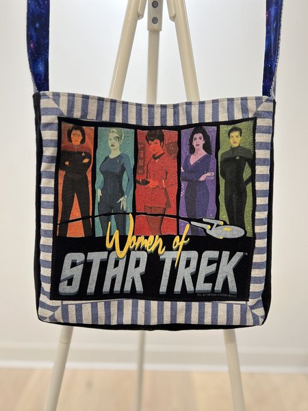 Women of Star Trek tshirt crossbody bag 