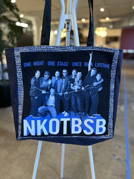 NKOTB BSB tshirt market bag