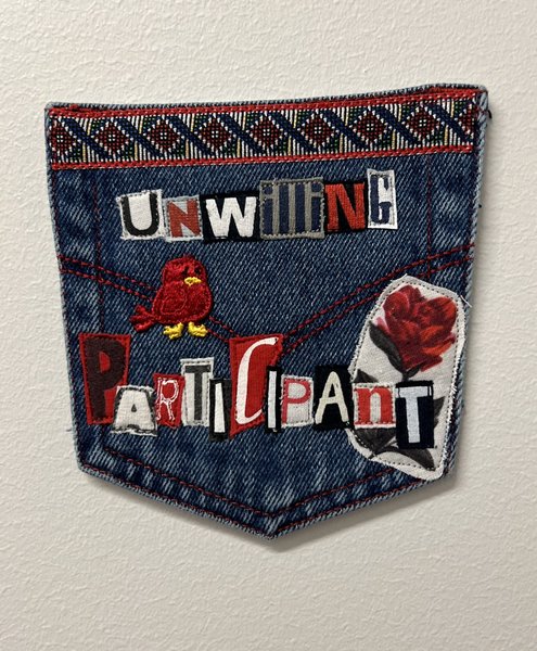 Unwilling art collage patch