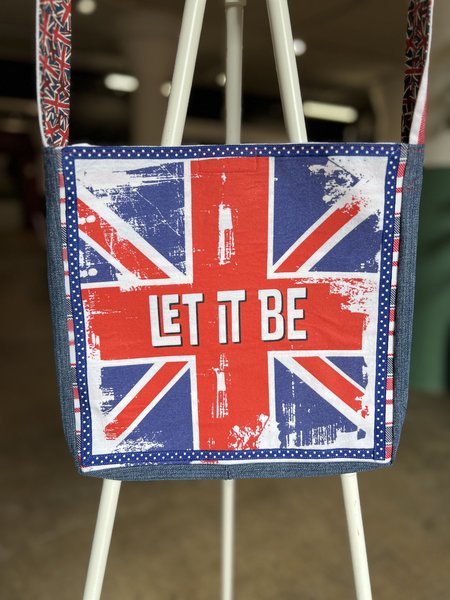 Beatles Let it Be Tshirt crossbody bag