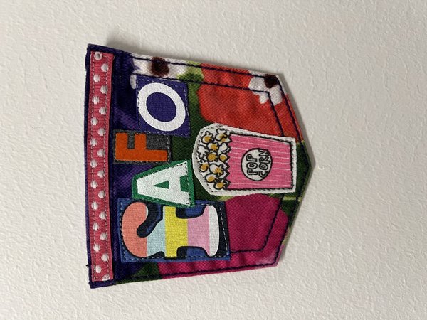 FAFO art collage patch