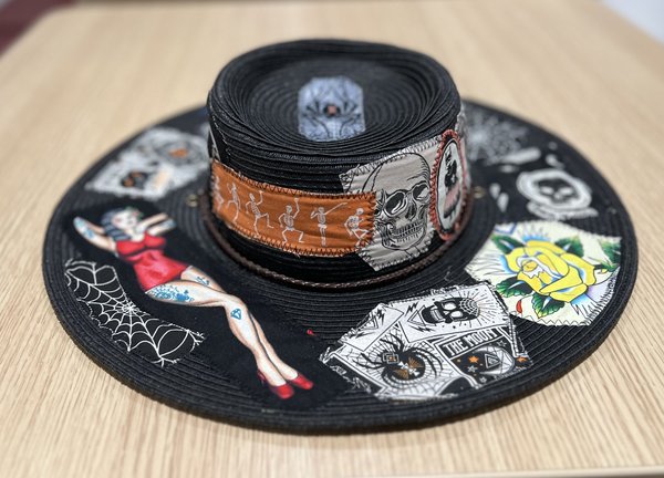 Skull and tattoo hat