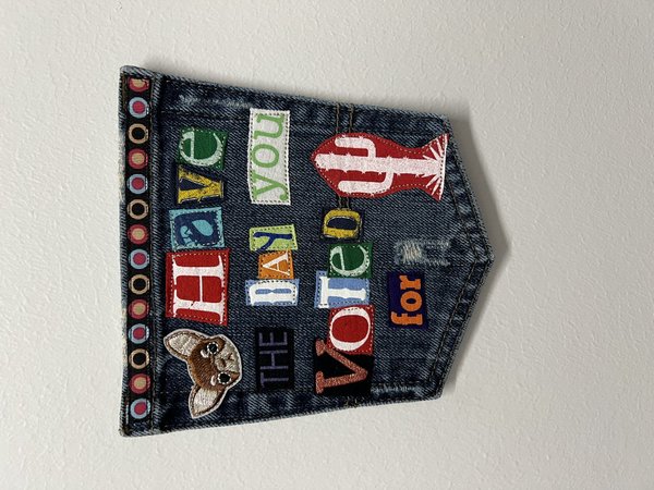 Day you voted for collage patch