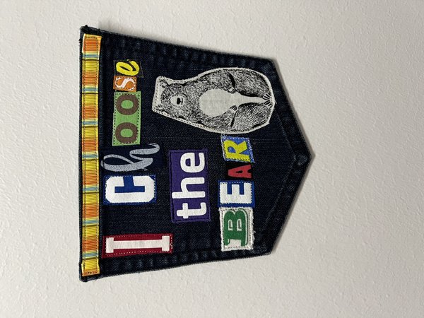 Bear collage patch