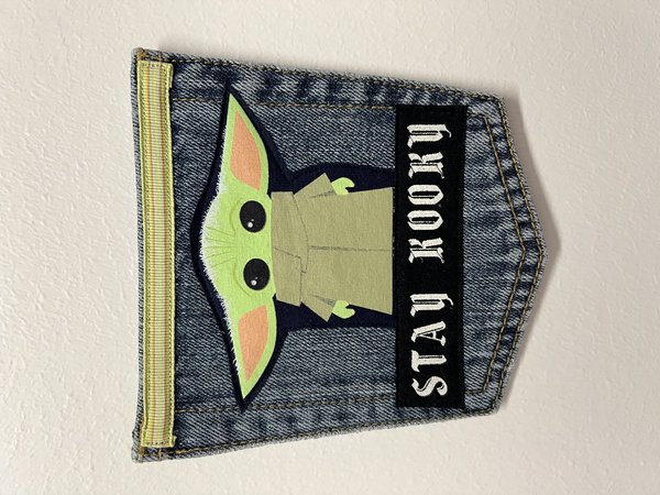Stay kooky collage patch