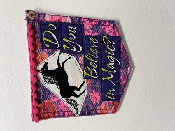 Believe in magic collage patch