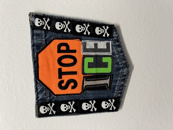 Stop ice collage patch