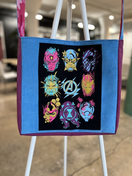 Avengers Tshirt crossbody bag