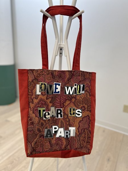 Love will tear us apart ransom note market bag