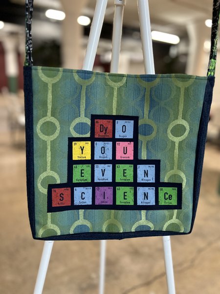 Science tshirt crossbody bag 