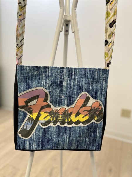 Fender tshirt crossbody bag