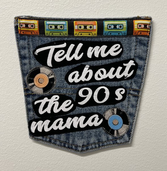 The 90s art collage patch