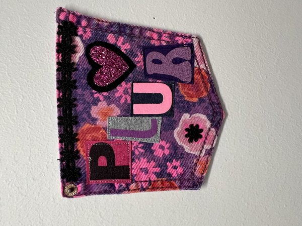 PLUR collage patch 