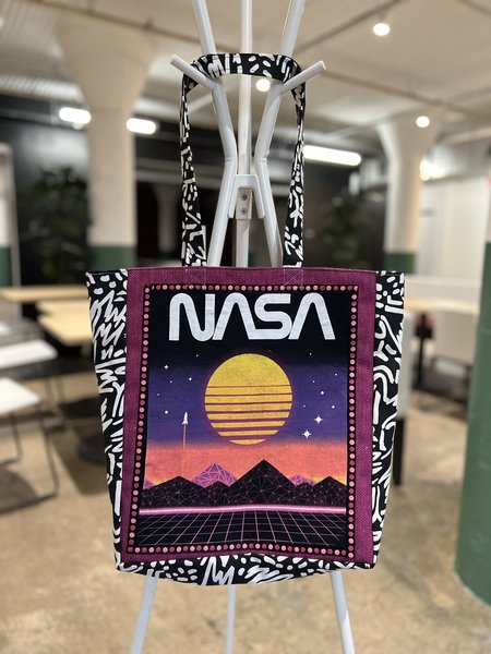 NASA tshirt market bag