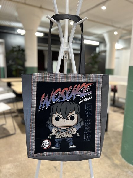 Demon slayer Inosuke tshirt market bag 