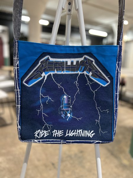 Metallica tshirt crossbody bag 