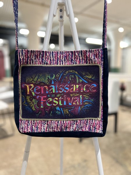 renaissance festival tshirt crossbody bag 