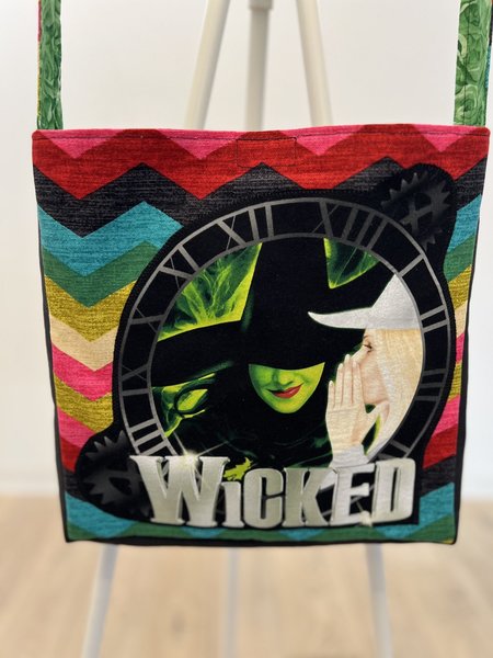 Wicked tshirt crossbody bag