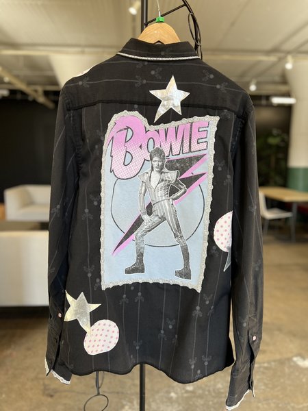 Upcycled Bowie shirt