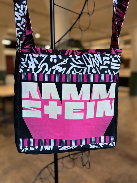 Rammstein tshirt crossbody bag 