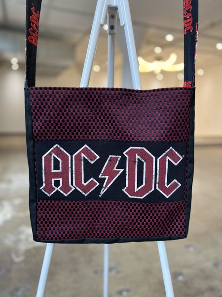 ACDC tshirt crossbody bag 